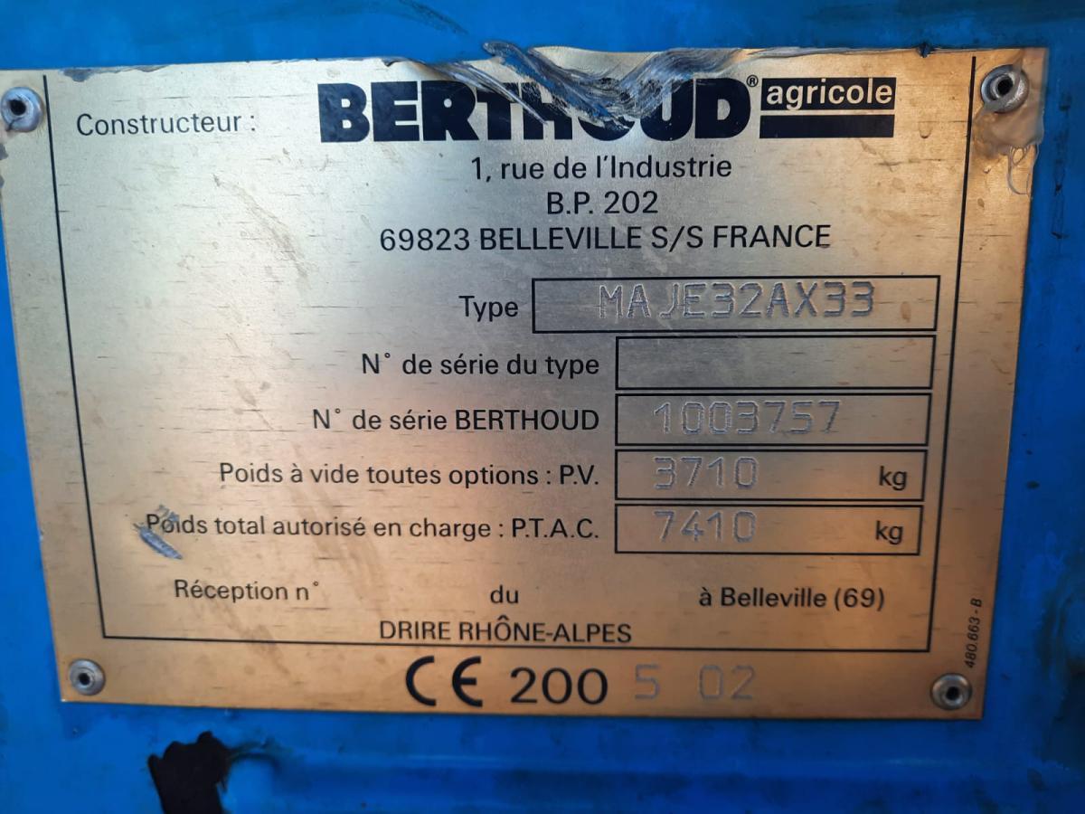 Berthoud Major 33m / 3200l